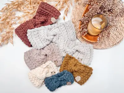 Twisted Wheat Earwarmer