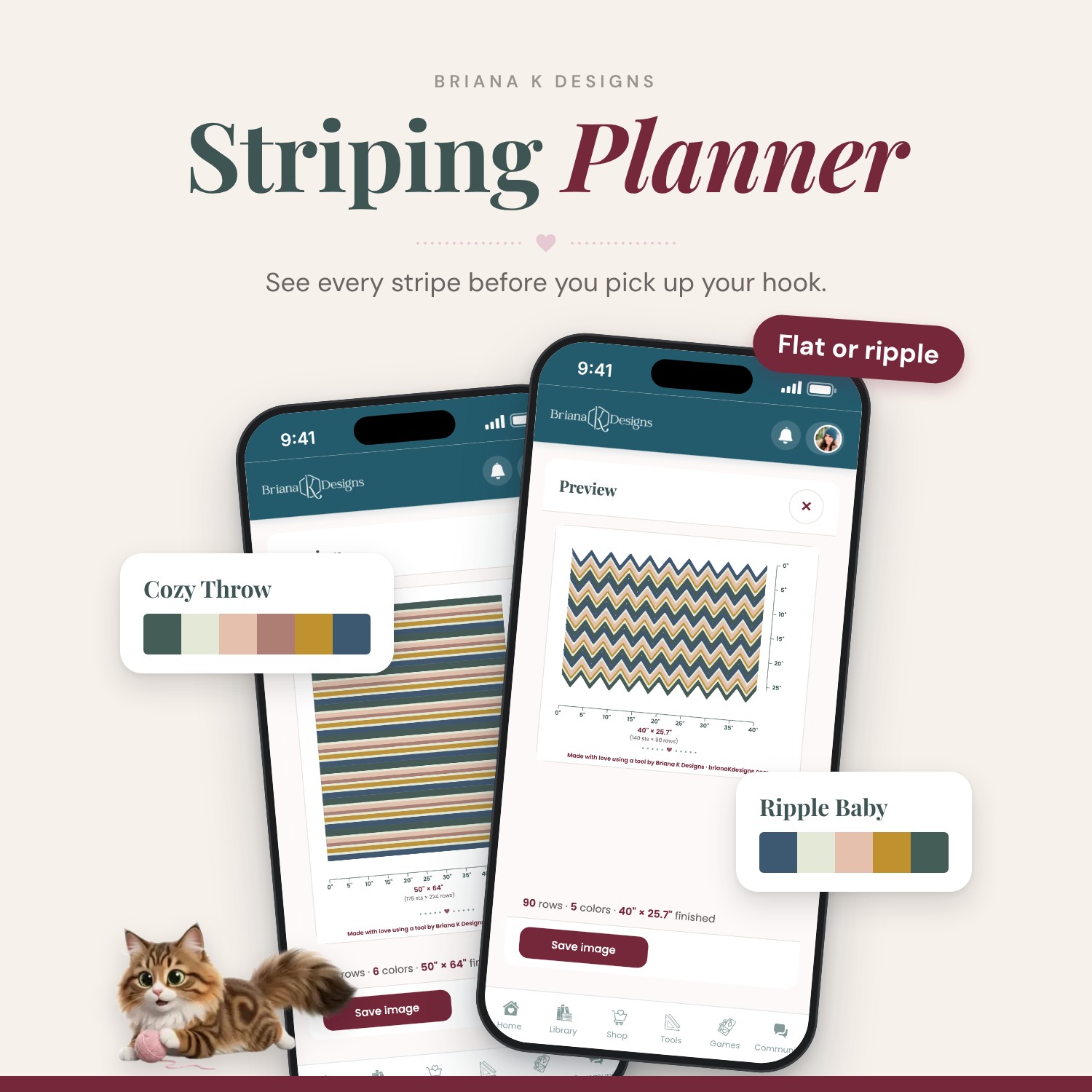 Blanket Color Striping Planner