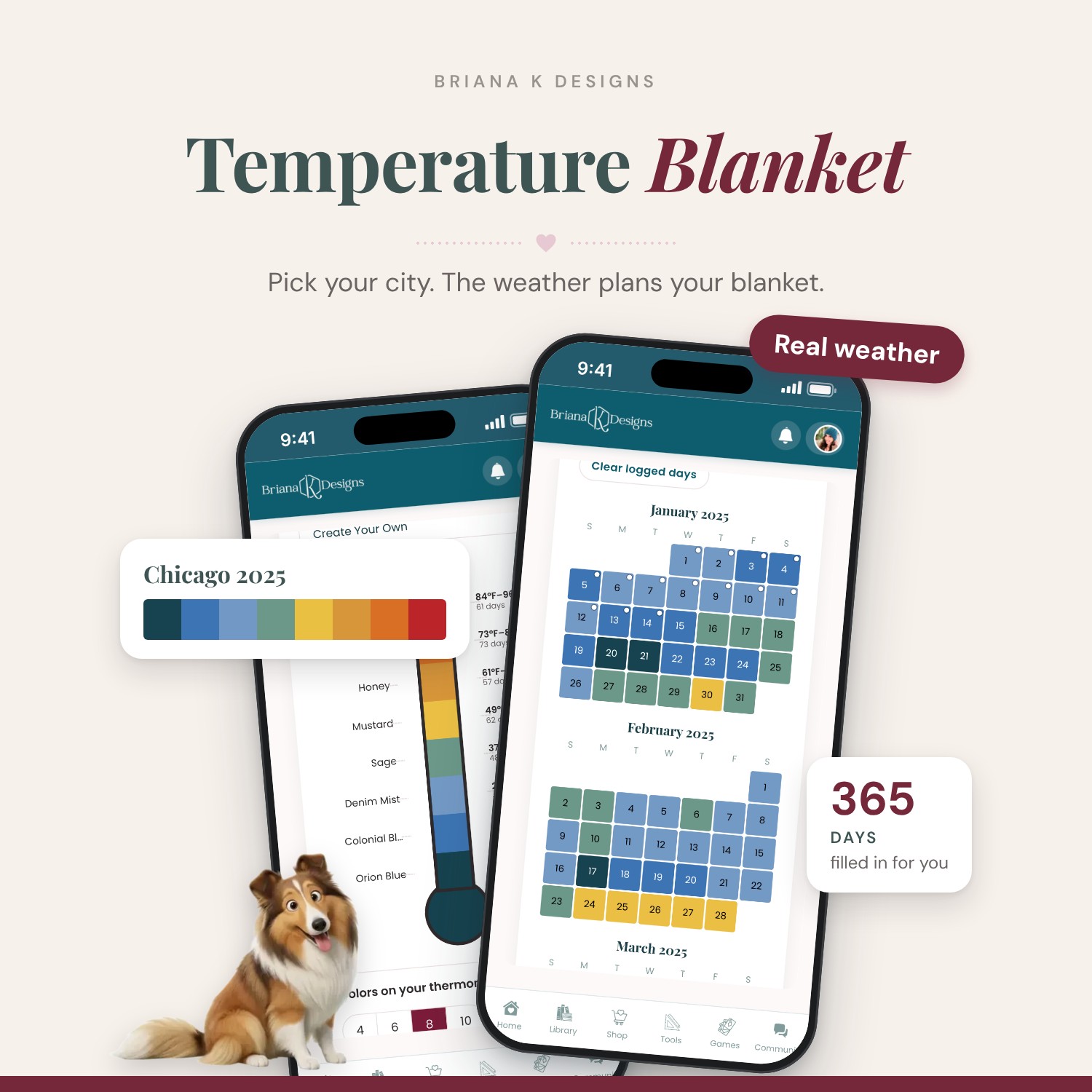 Temperature Blanket Planner